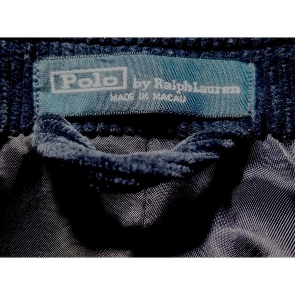 Vintage POLO Ralph Lauren Blue Corduroy Shooting Hunting Coat Jacket XXL 48L rrl - Picture 10 of 10